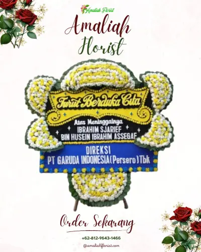 Papan Bunga Duka di Kairagi Dua